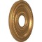 Ekena Millwork Cole PVC Ceiling Medallion (Fits Canopies up to 4 1/4"), Bright Coat Gold, 13"OD x 3 1/2"ID x 3/4"P CMP13COBGL - alternate 3